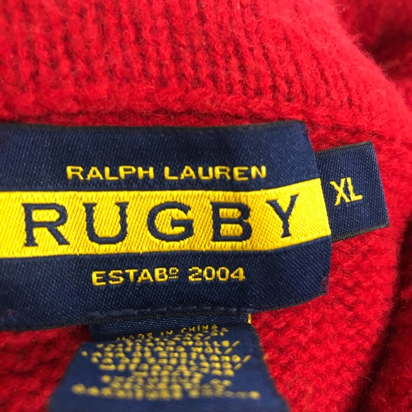 Ralph Lauren Rugby sweater with patches - Picture 2 of 4